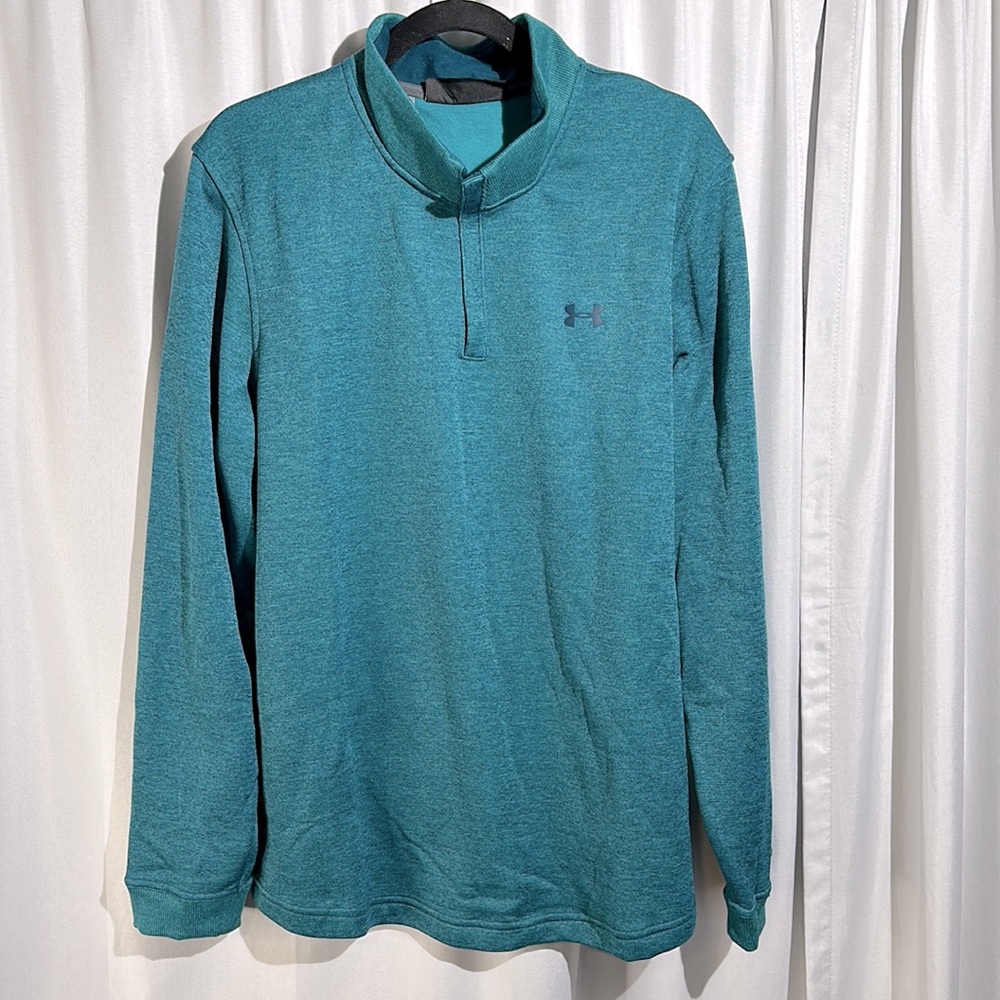 Under Armour Teal Quarter-Zip Sweater